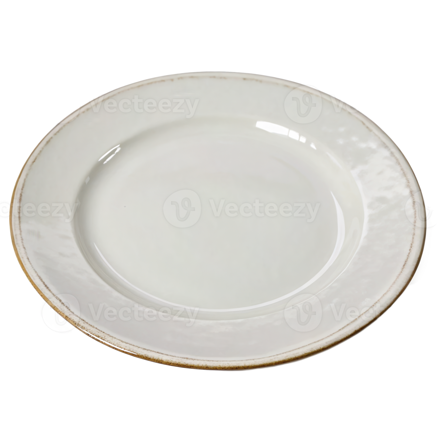 an empty white plate on a white background