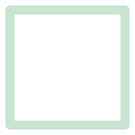 a square frame with a white background