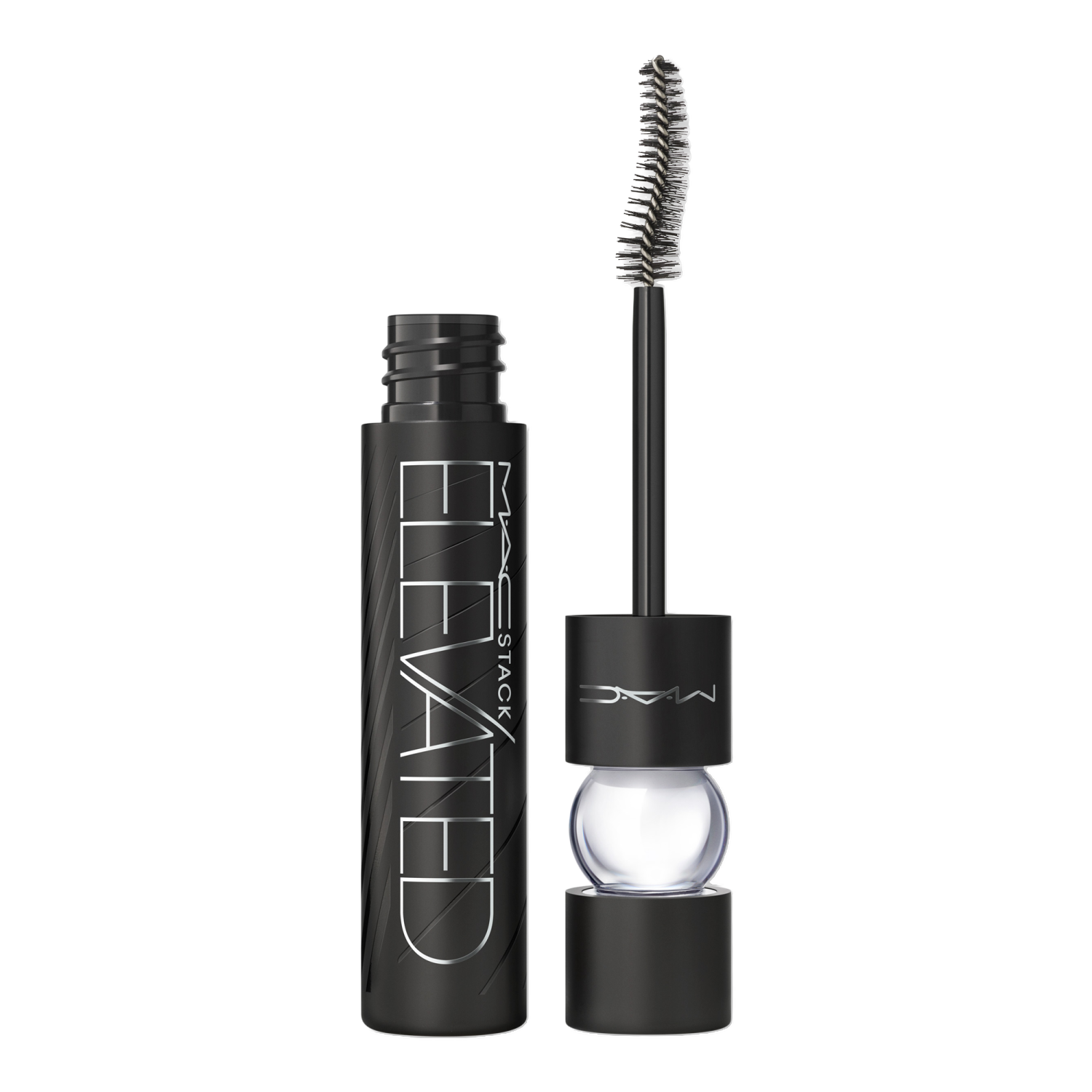 a mascara with a brush on top of it