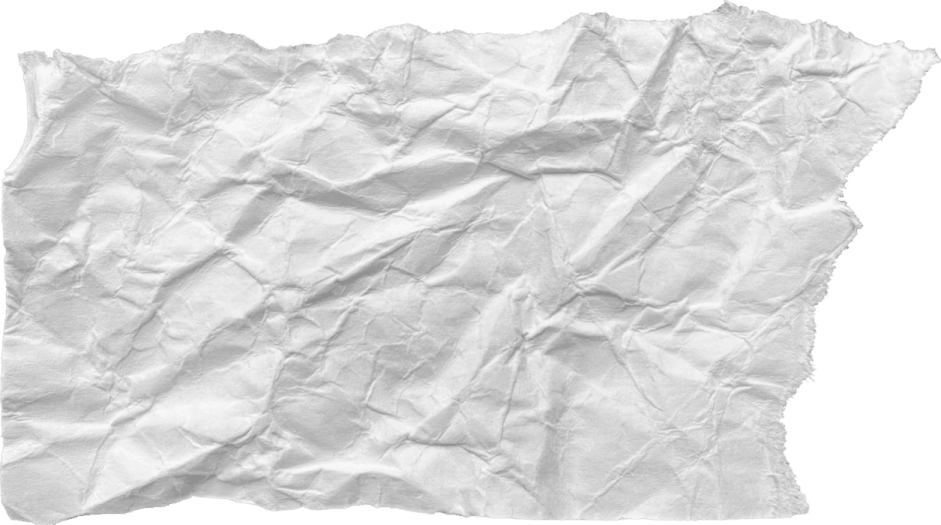 a piece of paper on a white background