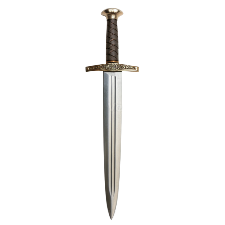 a dagger on a white background