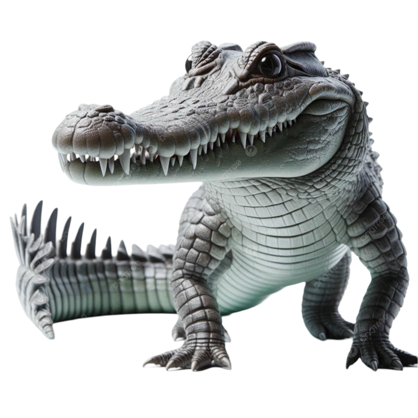 a toy crocodile with its mouth open