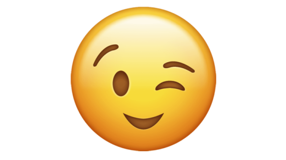 a smiley face with a smile on it