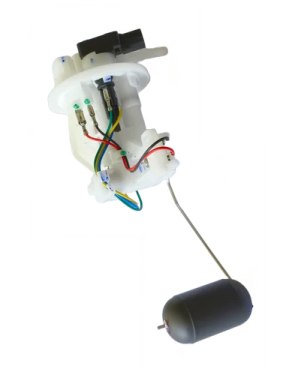 a small motor with wires attached to it