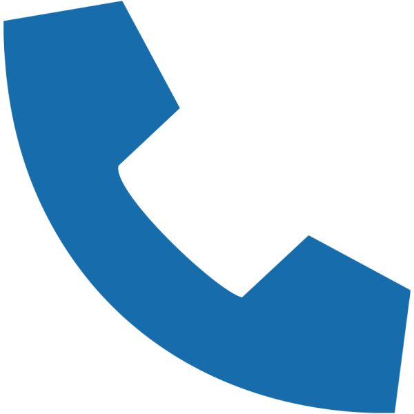 a blue phone icon