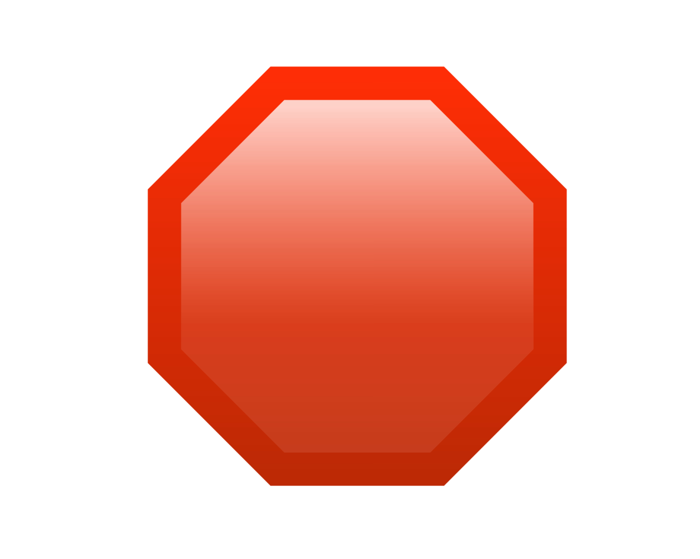 a red stop sign