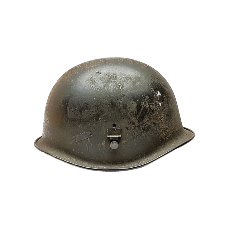 the helmet is dirty