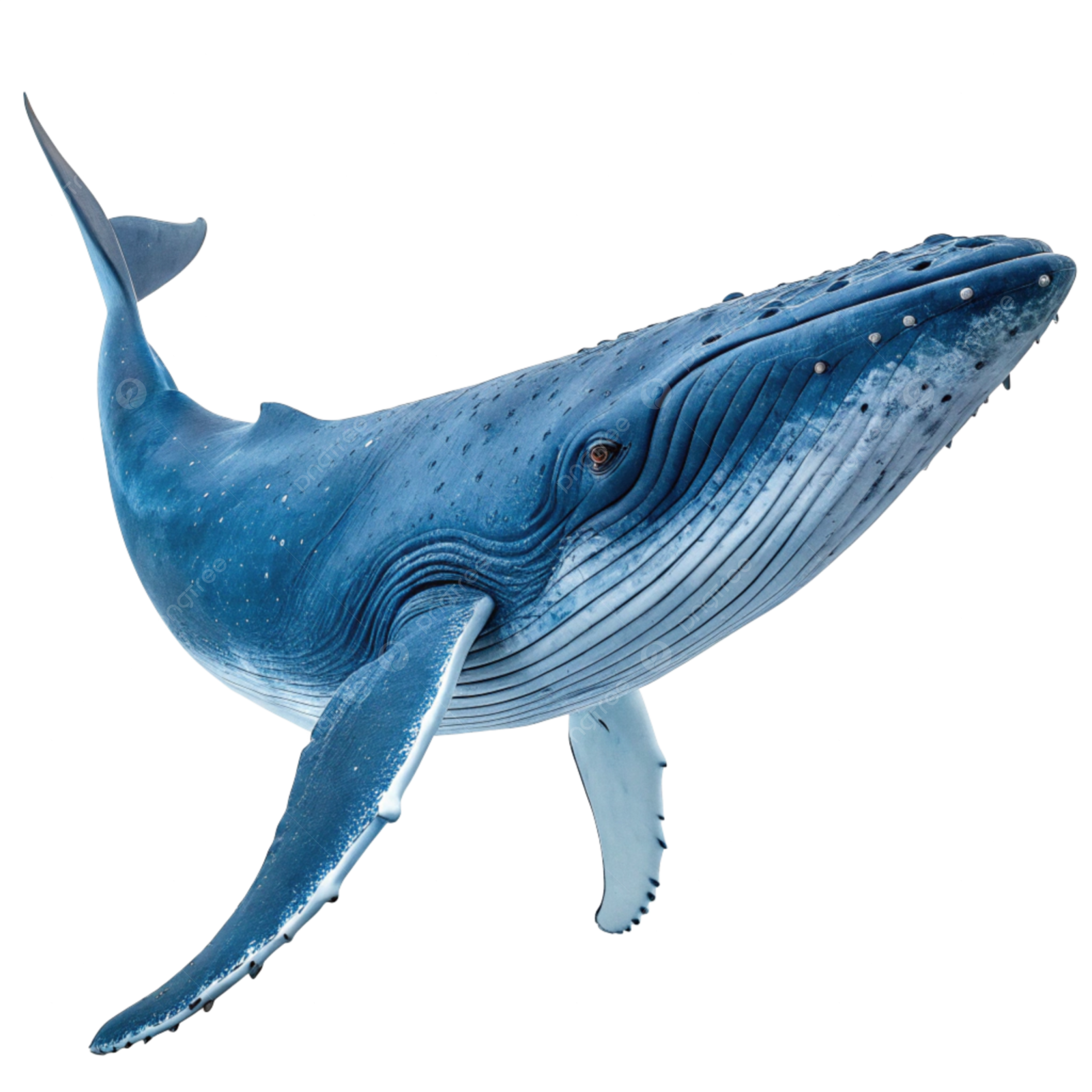 a blue whale with its mouth open