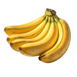 a bunch of bananas on a white background