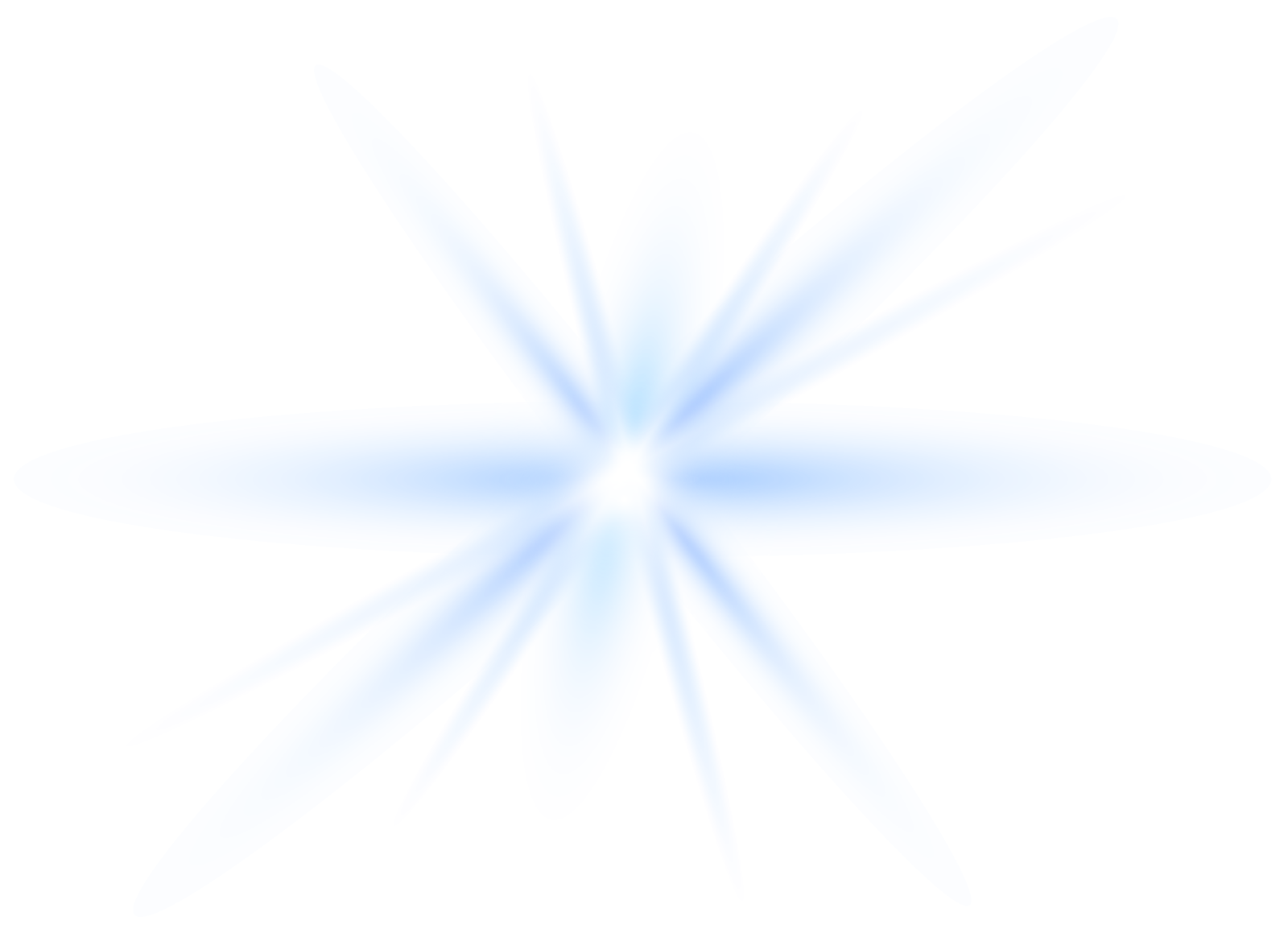 a white background with a blue star