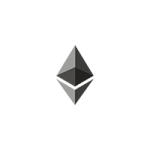 the ether logo on a white background