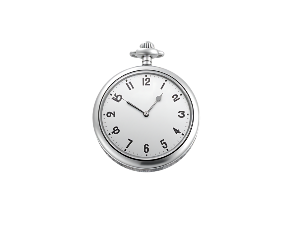 an image of a clock on a white background