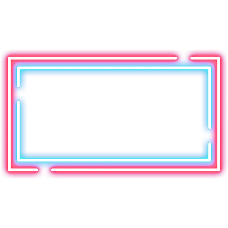 a neon sign on a white background