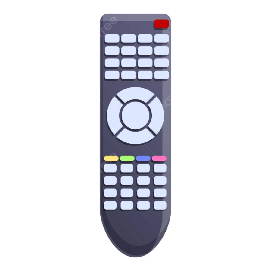 a remote control on a white background