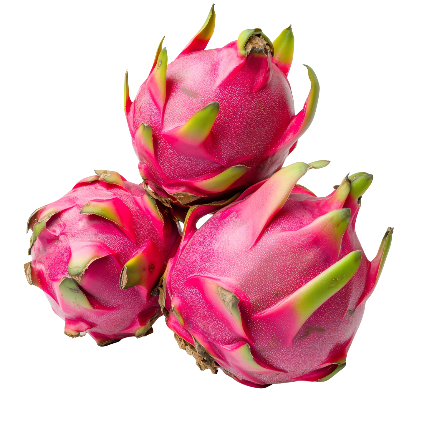 dragon fruit on a white background