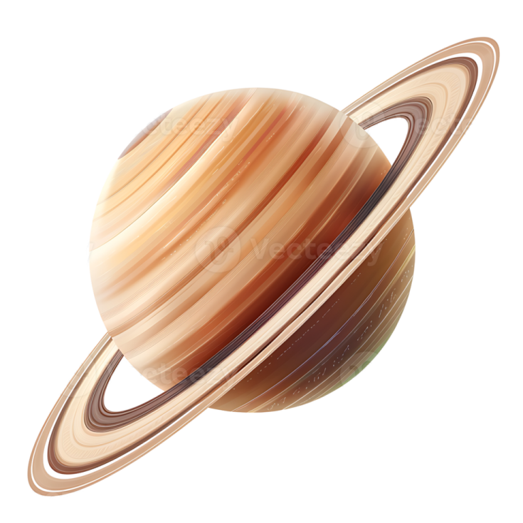 an illustration of the planet saturn