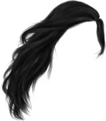 a drawing of a woman's hair