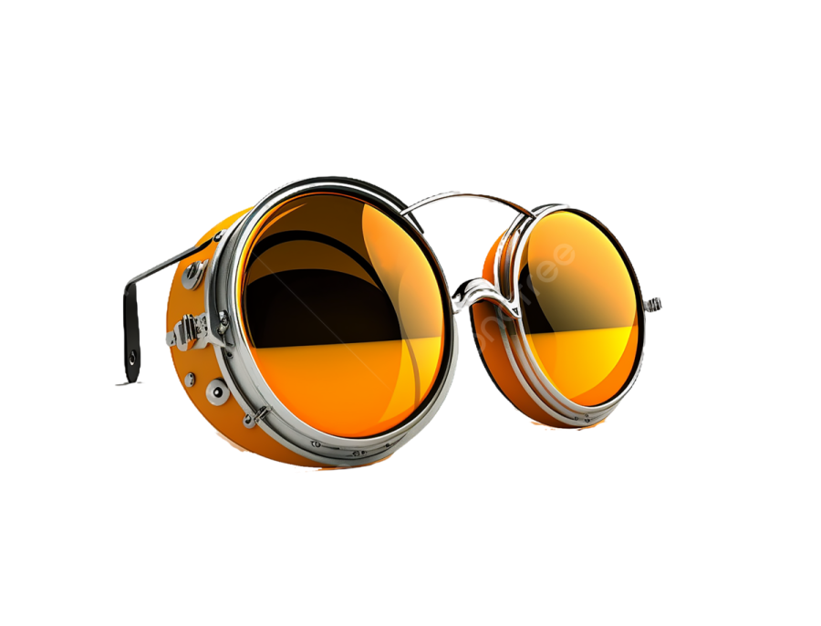 a pair of sunglasses on a white background