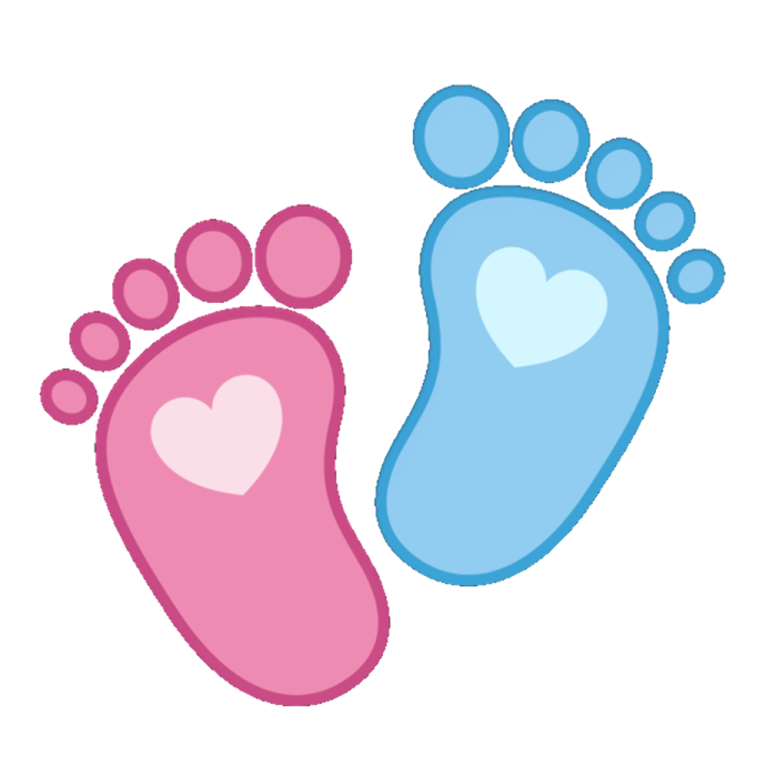 a pair of baby footprints