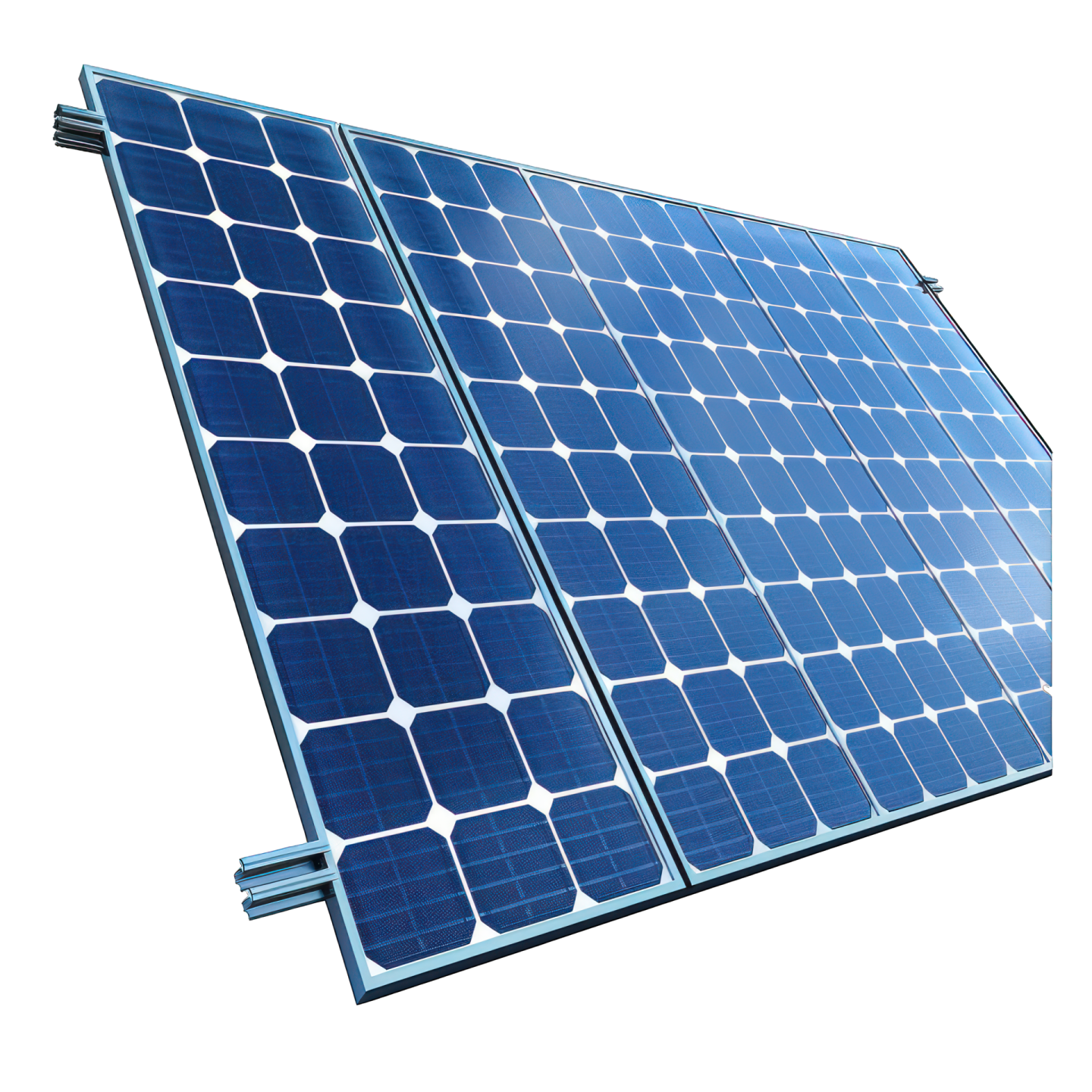 a solar panel on a white background