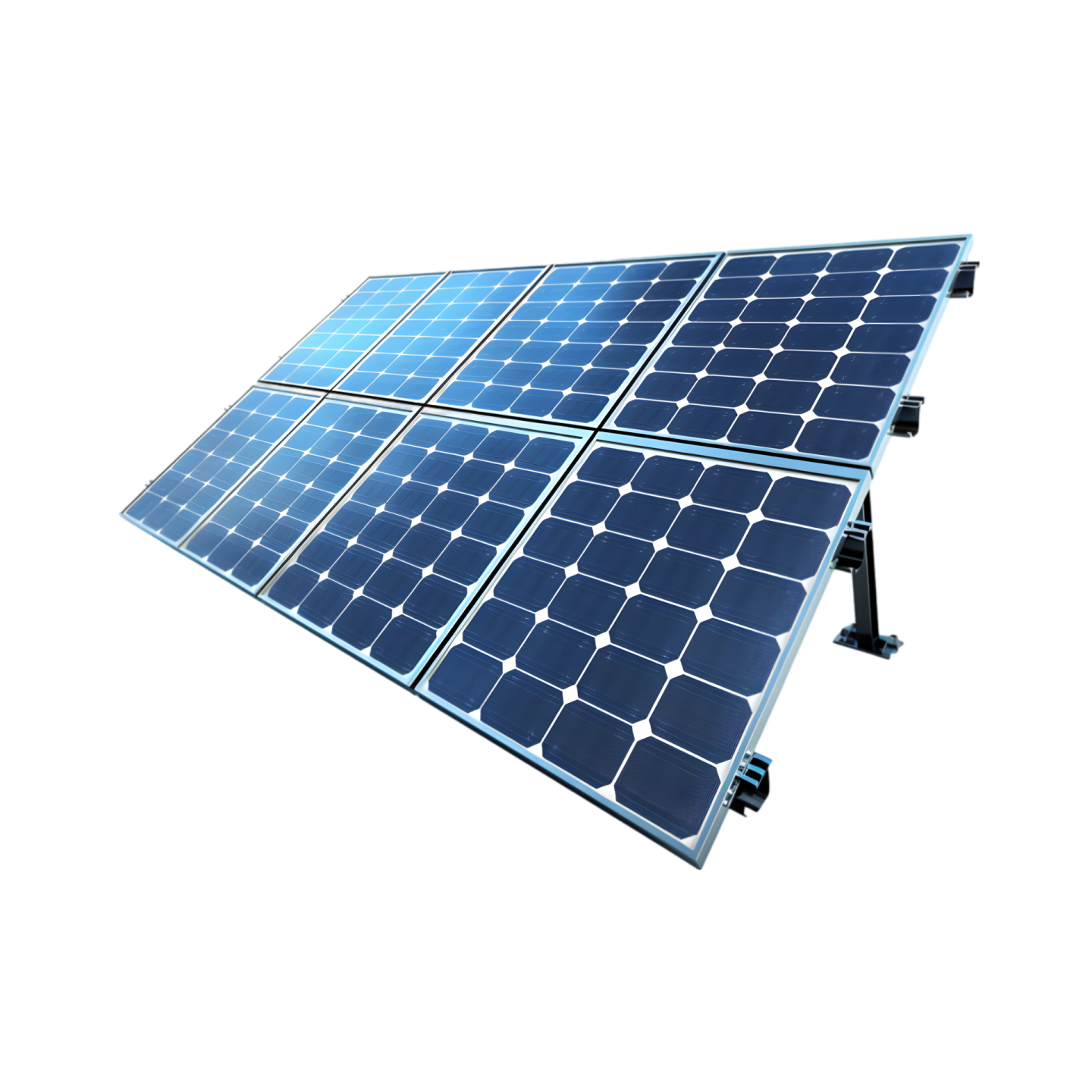 a solar panel on a white background