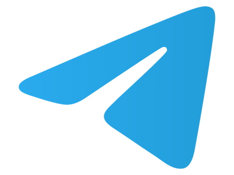 a blue arrow logo on a white background