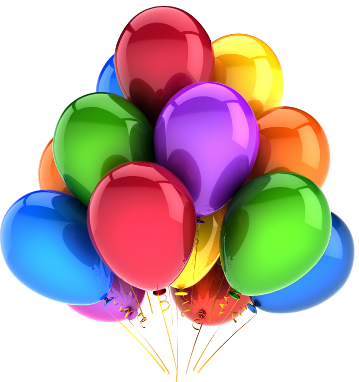 a bunch of balloons