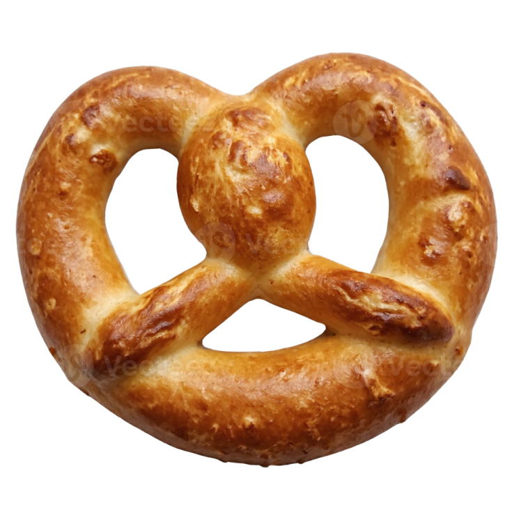 a bagel on a white background
