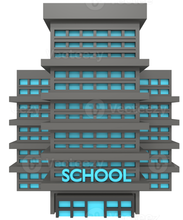 a building with the word school on it