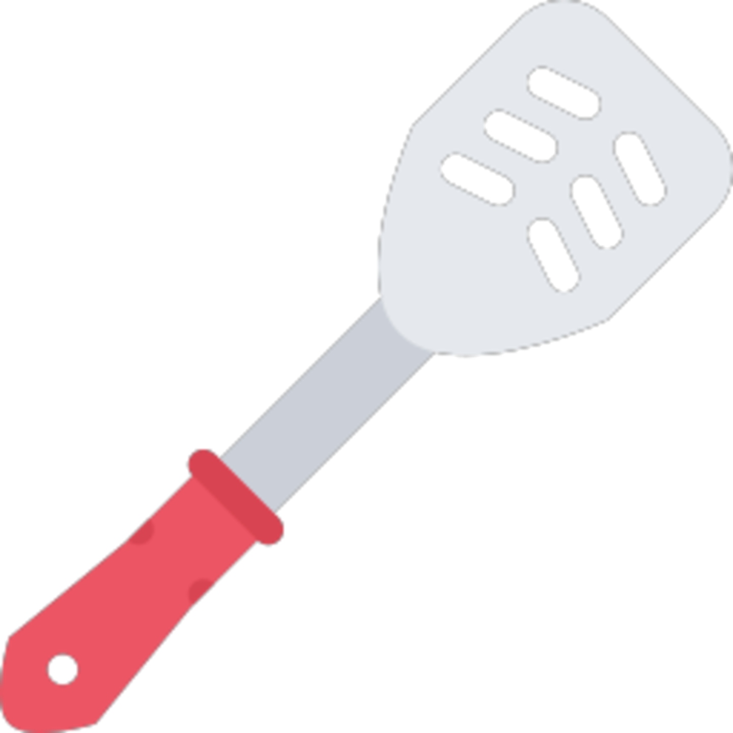 a spat with a red handle on it