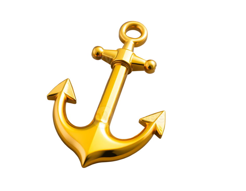 an anchor on a white background
