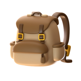 an image of a backpack on a white background