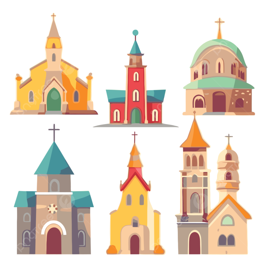 a set of different churchs