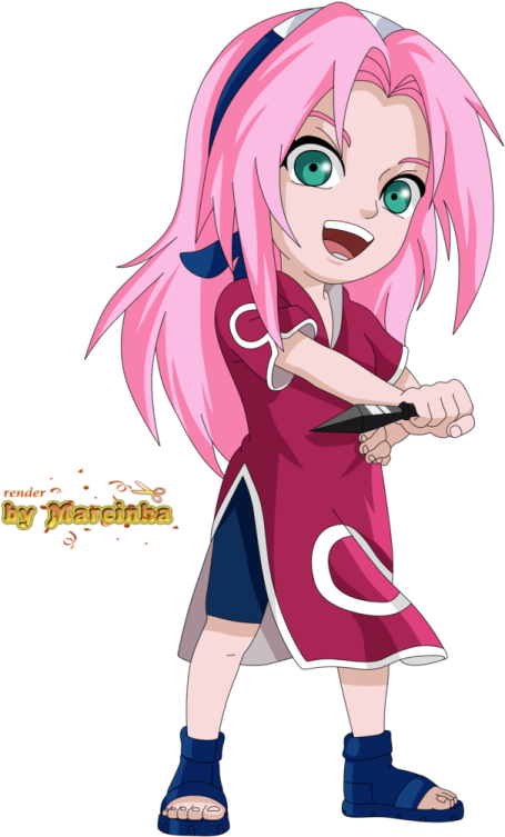an anime character with pink hair and green eyes