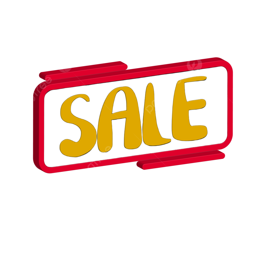 a sale sign with the word sale on it