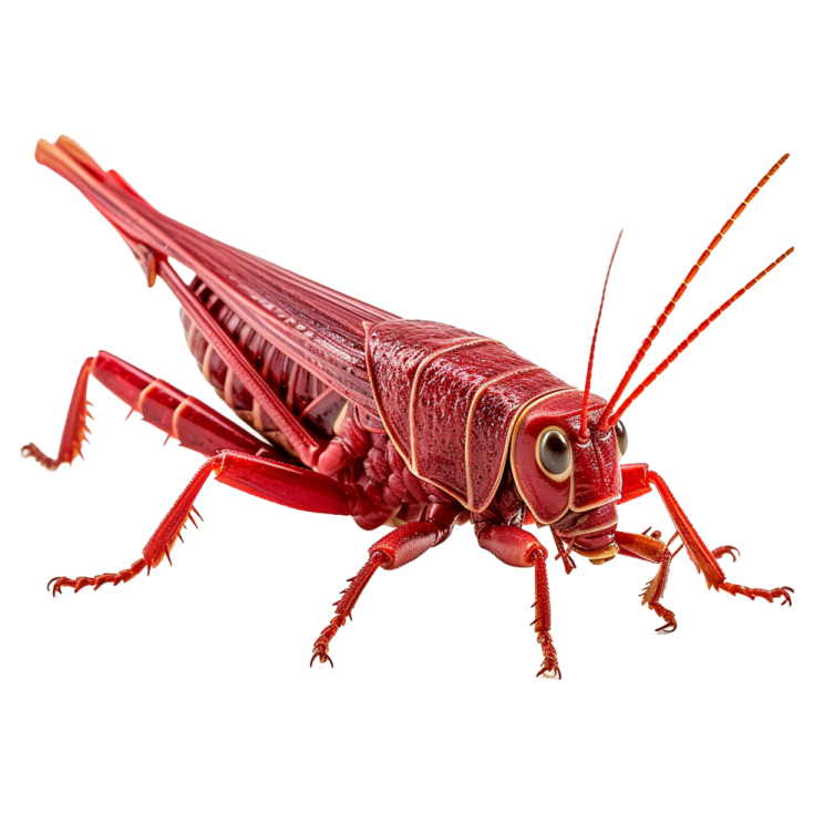 a close up of a grasshopper insect