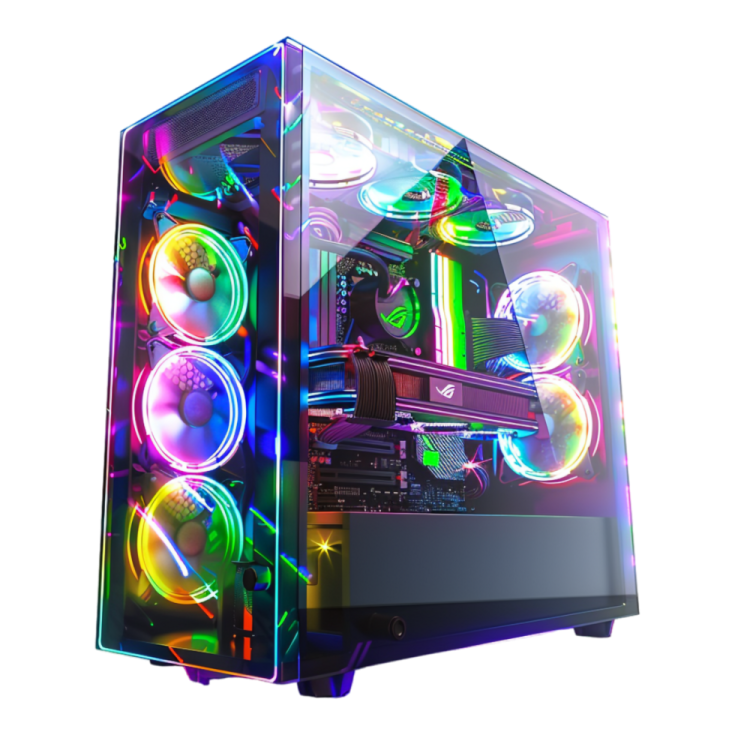 a computer case on a white background