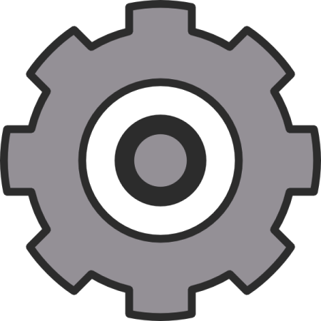 a gear wheel icon