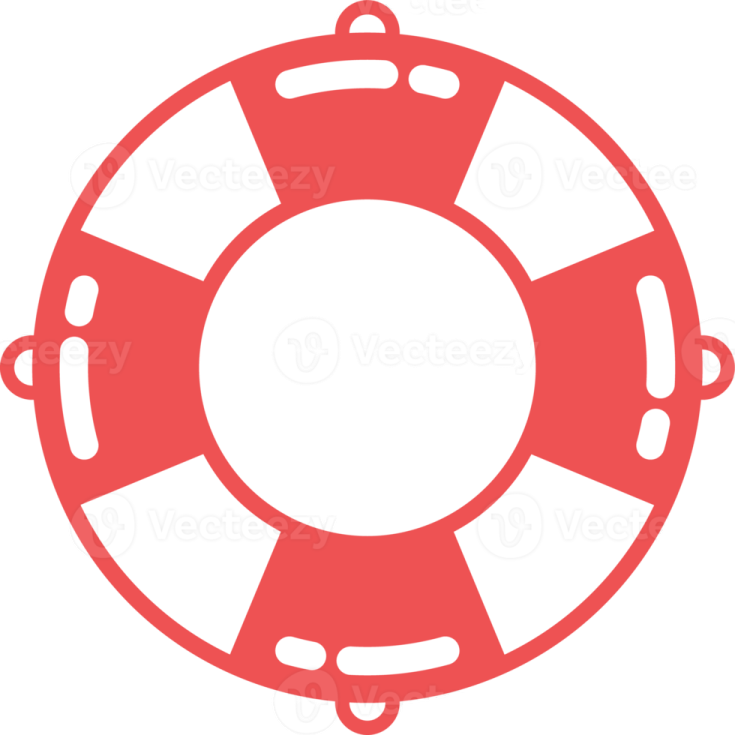 a red life ring