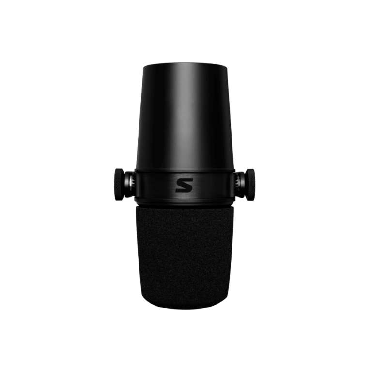 an image of a microphone on a white background
