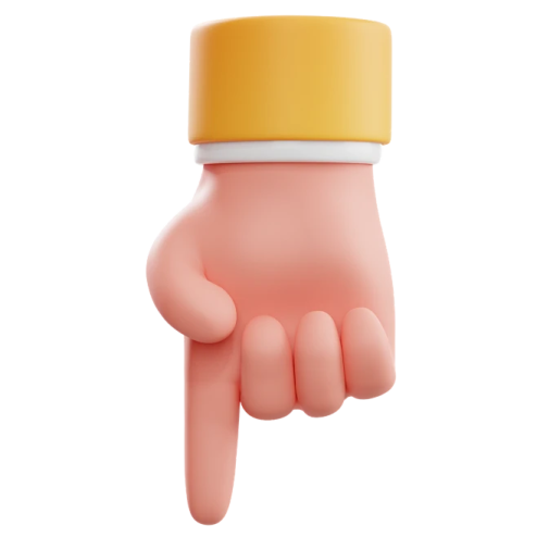 a finger with a yellow cap on it