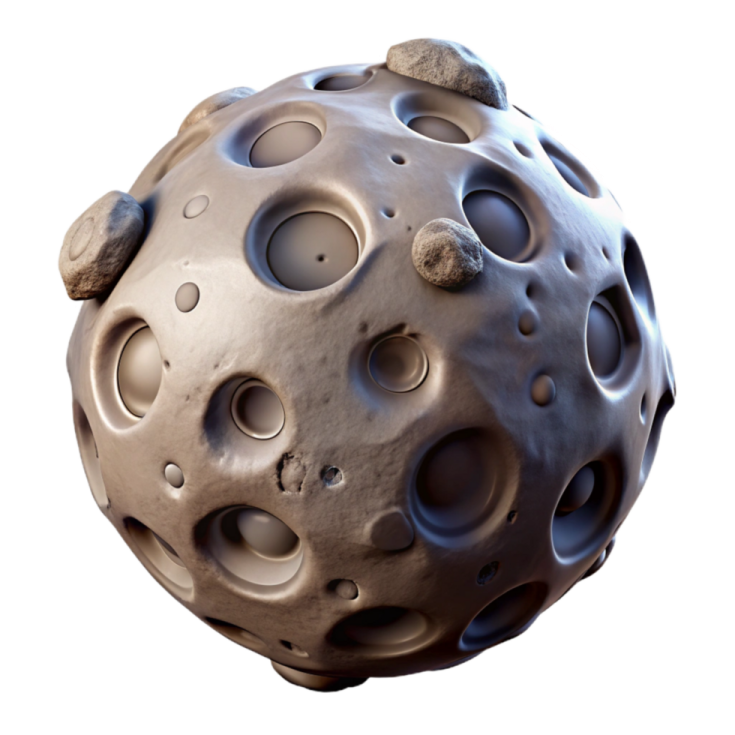 a sphere with holes and holes on it
