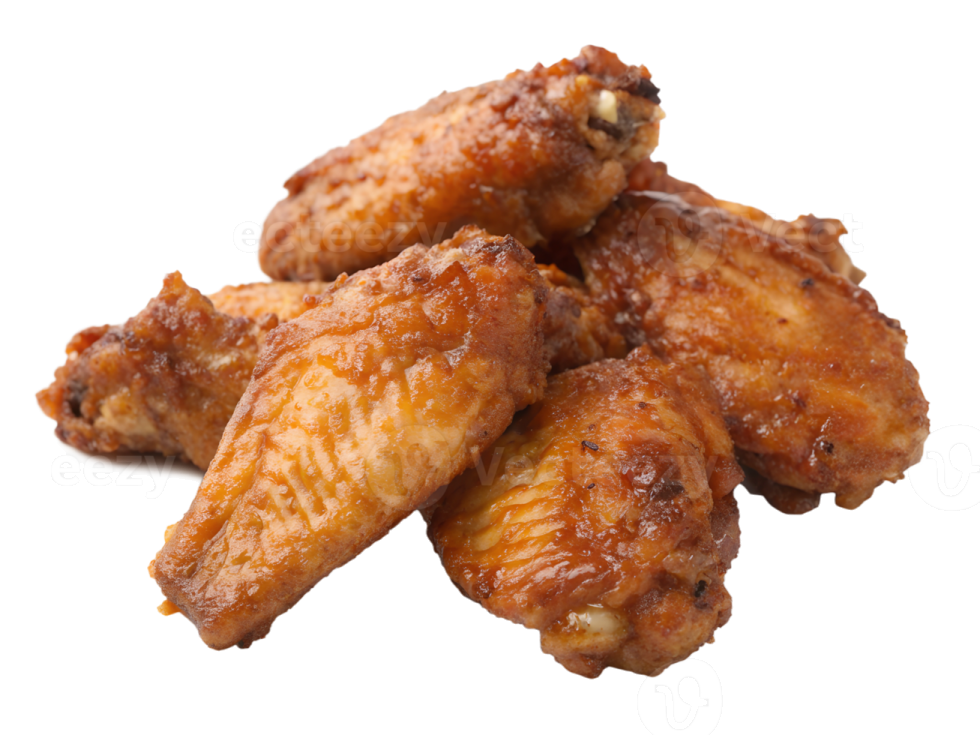 chicken wings on a white background