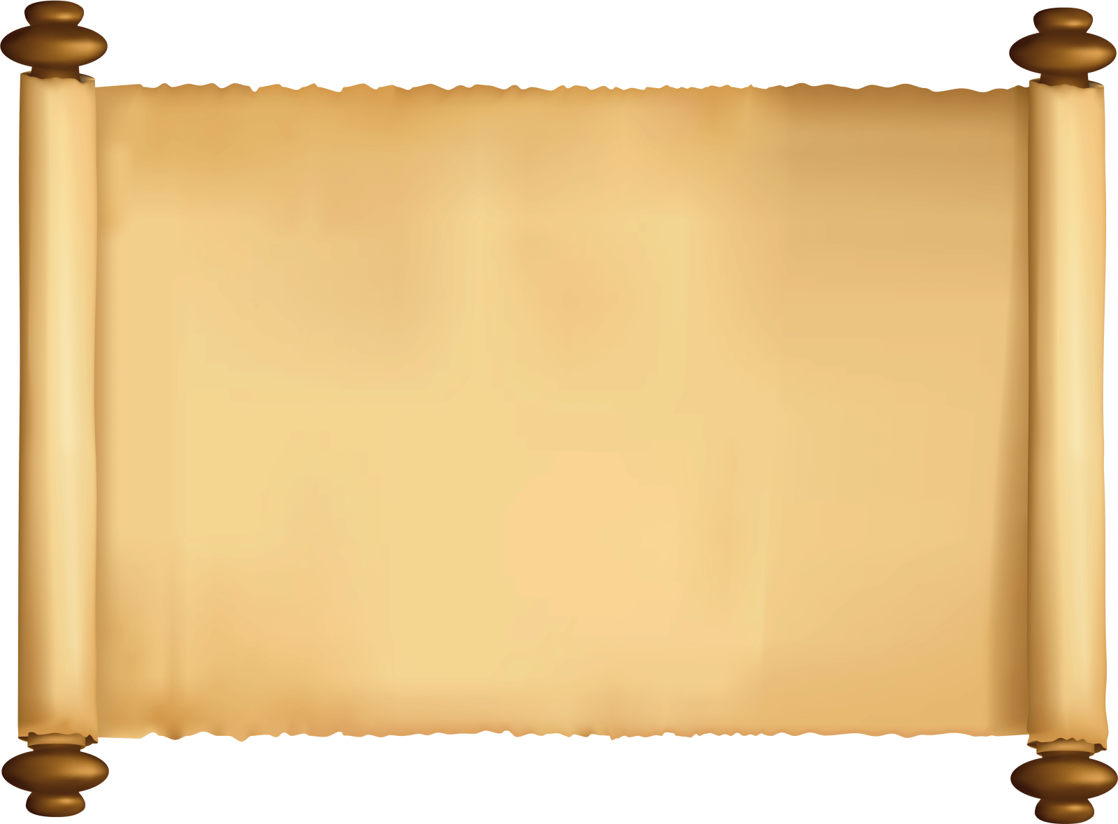 an old scroll on a white background