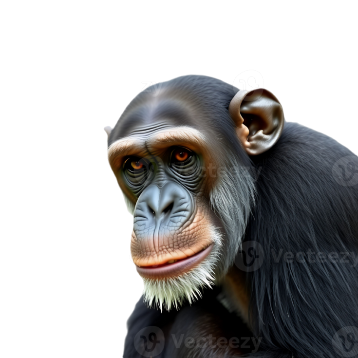 an illustration of a chimp