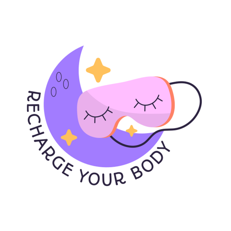 a cartoon character sleeping on the moon