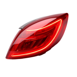 a rear light with red leds