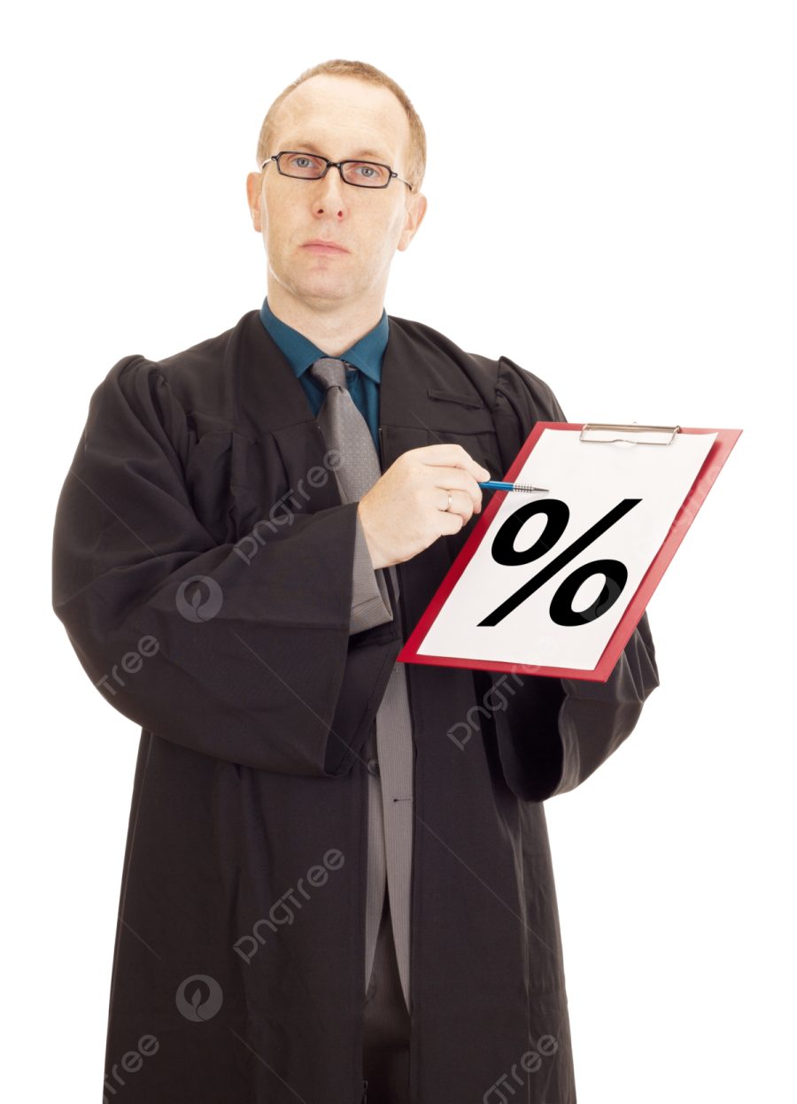 a man in a suit and tie holding a clipboard