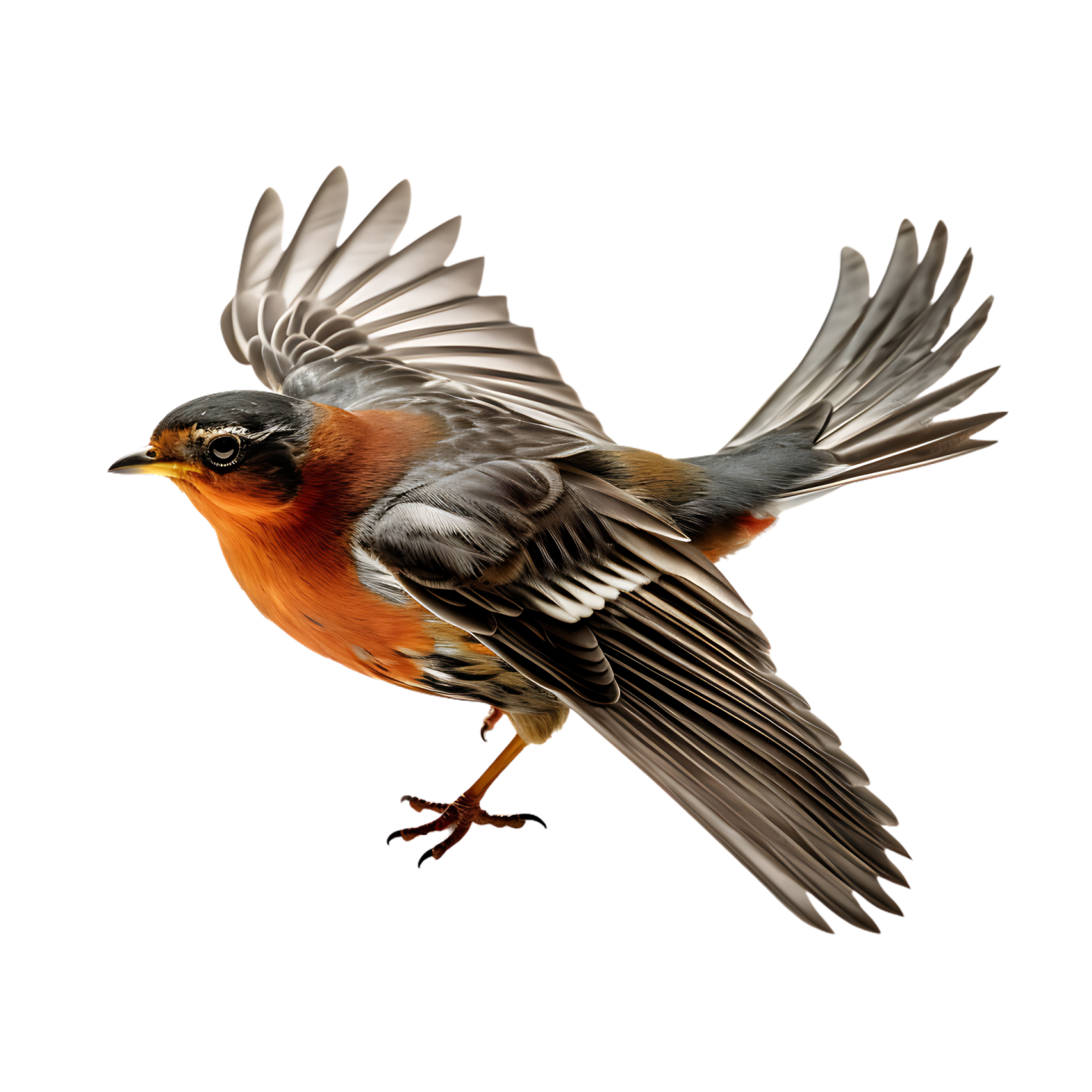 a bird that is flying in the air