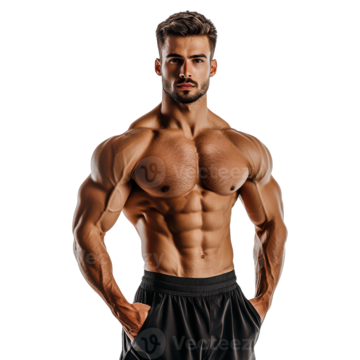 a young man posing with his hands on his hips